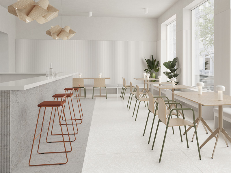 Taburete Hug Tapizado