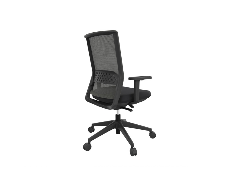 Silla Stay Respaldo Harlequin Negra